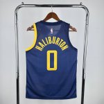 Maillot de Basket #0 Haliburton Indiana Pacers 18-19 city Marine Imprimé